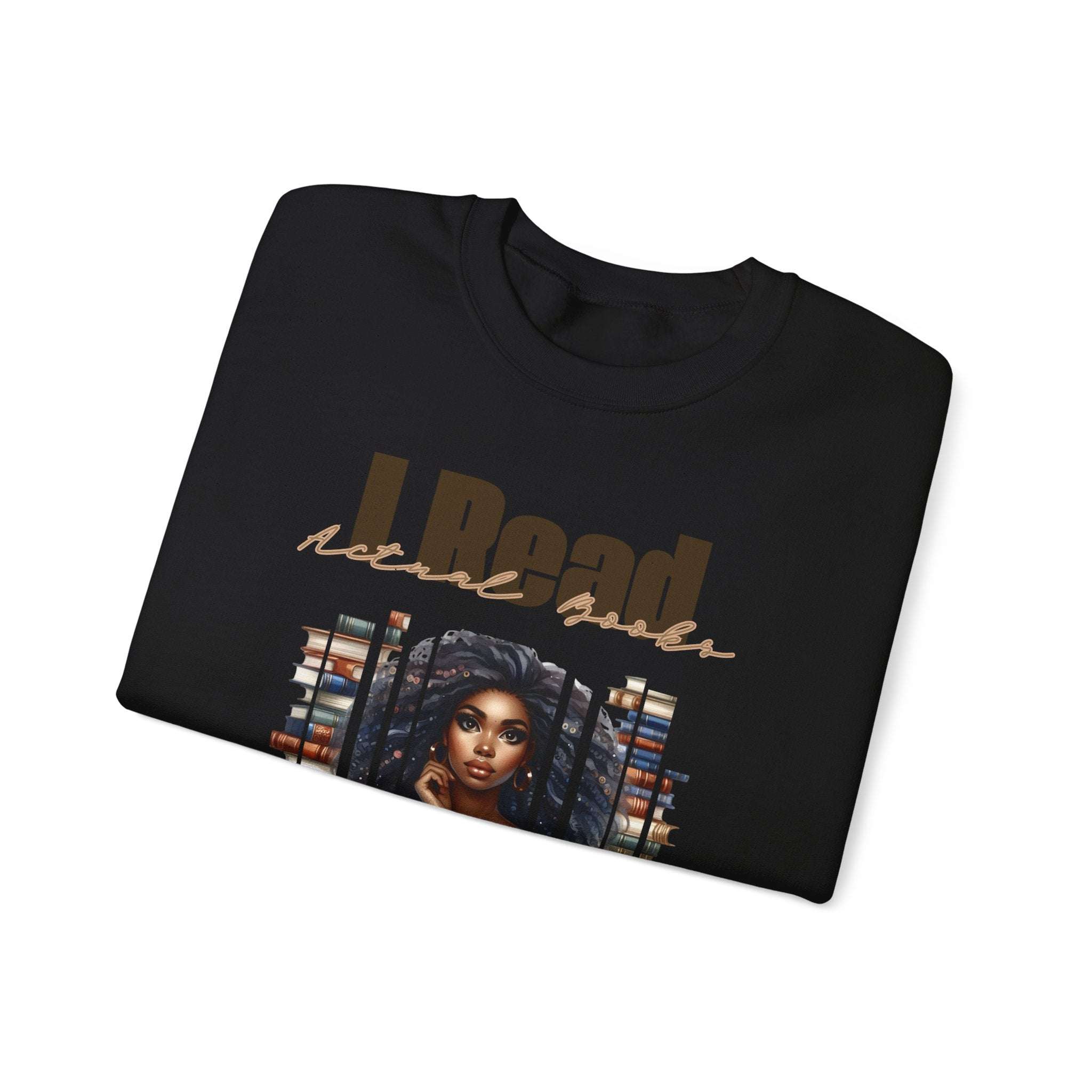 read actual books Unisex Heavy Blend™ Crewneck Sweatshirt